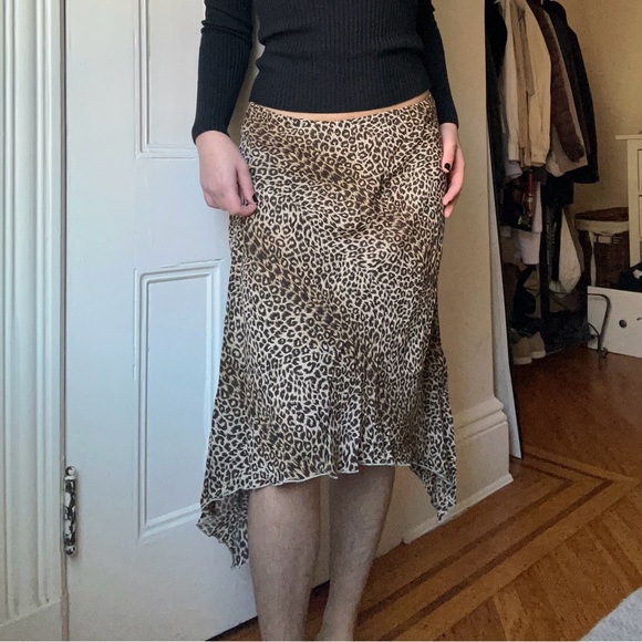 Leopard Print Skirt - Picture 1 of 7